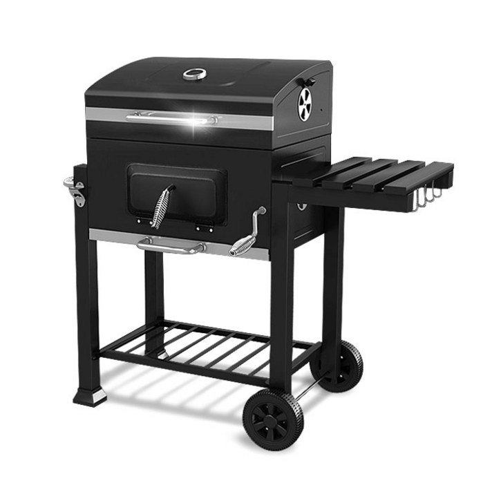 에스디엘 대형 훈제 바베큐 숯불그릴 화로대 불판높이조절 캠핑