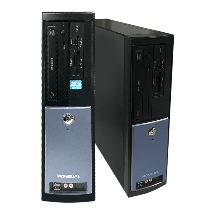 모뉴엘 i3 고성능 윈도우7프로 기업체 관공서 모텔 호텔 초고속 컴퓨터 본체 PC 브랜드PC, i3-3220/4G/S120/H320/G210/Win7PRO, 모뉴엘 슬림