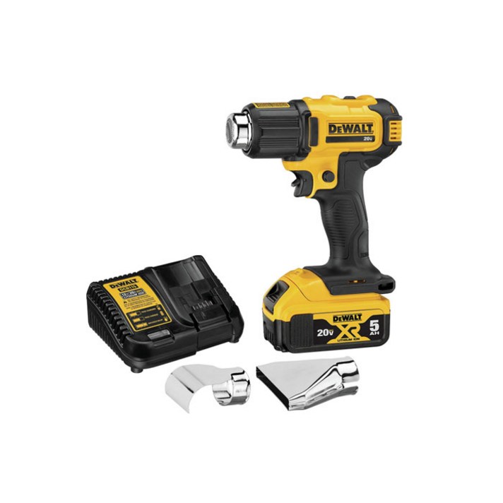 Dewalt (특가&당일발송) 디월트 DCE530P1 무선 히트건 열풍기 키트 DEWALT 20V Max Cordless Heat Gun Kit