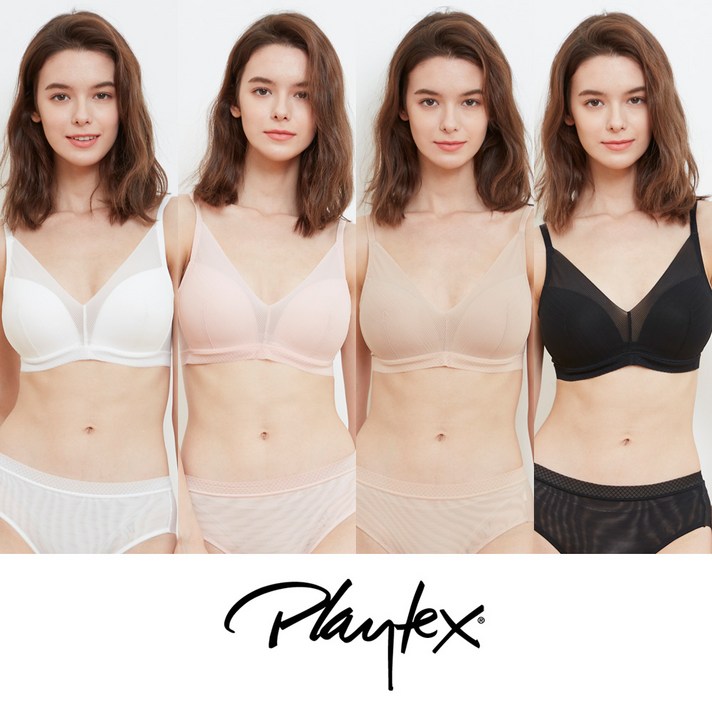 [Playtex] 플레이텍스 시스루 V 브라렛 8종세트 PXW0N32333436_T