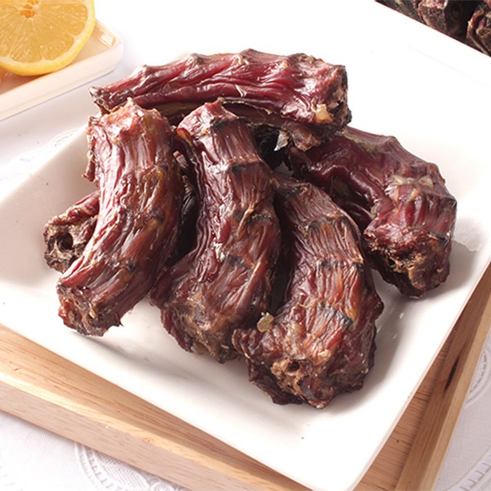 웰리아펫 살통통 오리목뼈 500g 강아지간식 국내산 강아지수제간식 무방부제 다이어트 뼈간식, 1팩