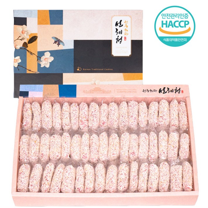 선혜청 전통한과 한과선물세트(복분자1호) 복분자유과, 1350g, 1박스