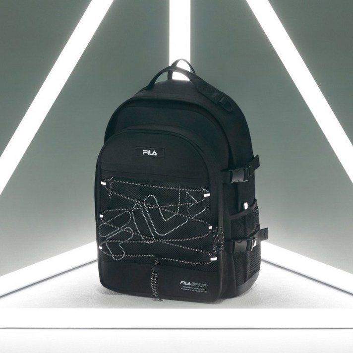휠라 [폴더] (남녀공용) T- PACK 백팩 (FS3BPC5004X_BLK), BLK(블랙)