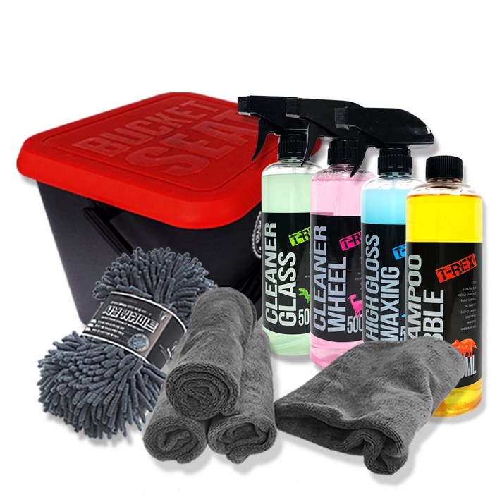 셀프 세차용품 세트 10종 자동차 세차버킷 손 세차