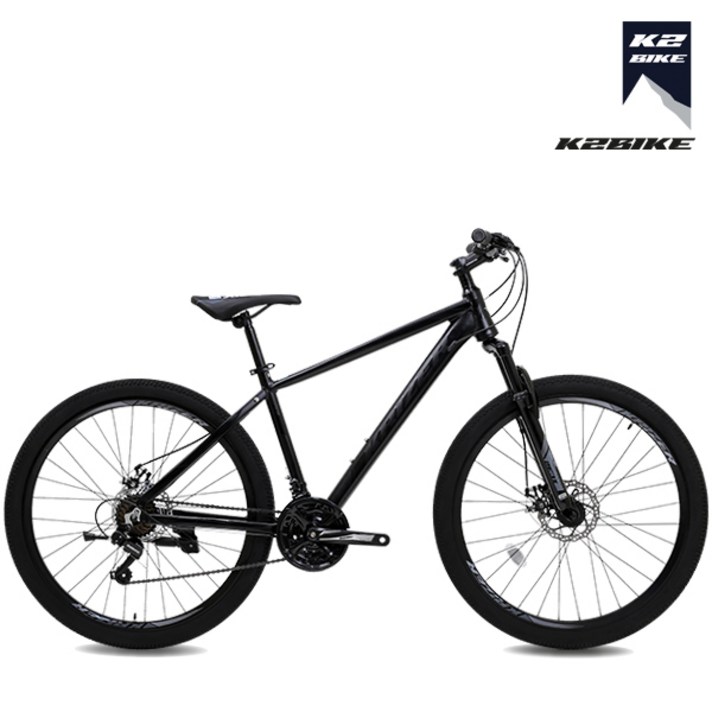 K2BIKE 2021 26인치 MTB자전거 로건2.1D 시마노21단 디스크 MTB 자전거, 로건2.1D 26인치 매트블랙 미조립