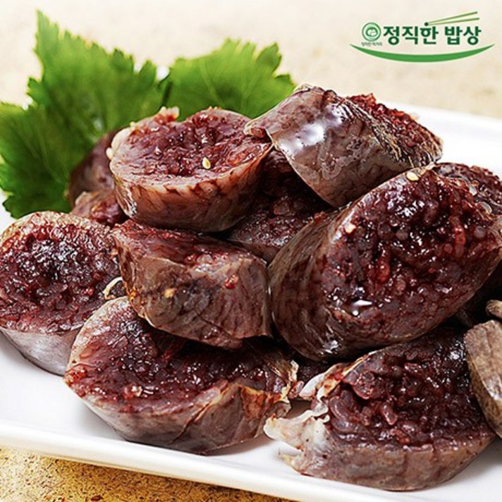 정직한 밥상 재구매 1위 박진덕 찰순대 1kg 1+1, 2개