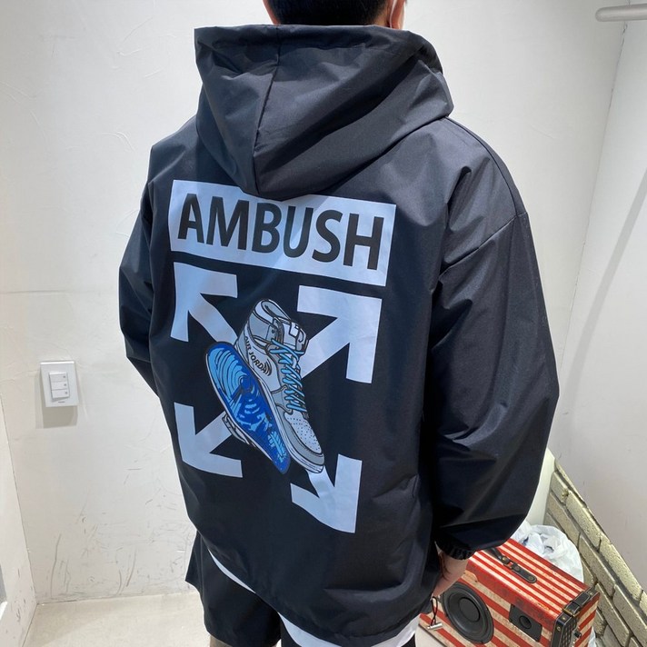 남녀공용 엑스 슈즈 후드 아노락 반집업 트레이닝 세트구성 4컬러 2차