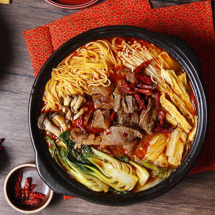앙트레 사천 마라탕 쿠킹박스 밀키트(2인분) 675g, 665g, 1개