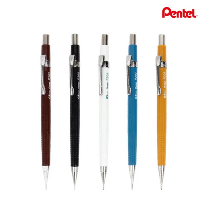 펜텔 Pentel 제도샤프 0.3 0.5 0.7 0.9 mm, 0.5mm(블랙바디)
