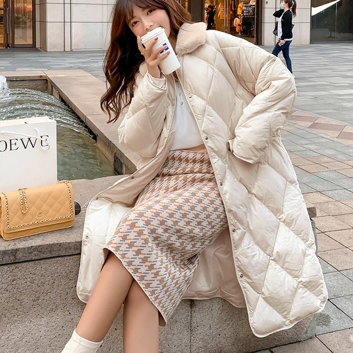 헤이슈 웰론 퀄팅 여성 롱패딩 겨울 점퍼