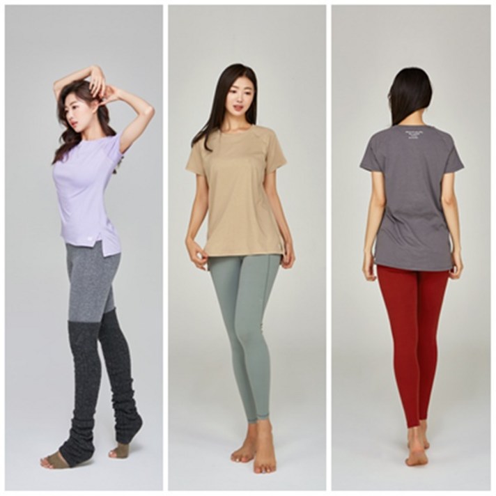 제인코트 여성 요가복 메인즈 반팔 티셔츠 UNA3306