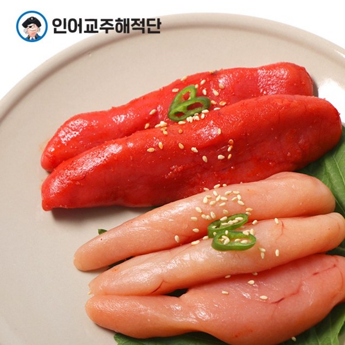 인어교주해적단 저온 숙성 저염 정란 양념명란젓, 1개, 600g