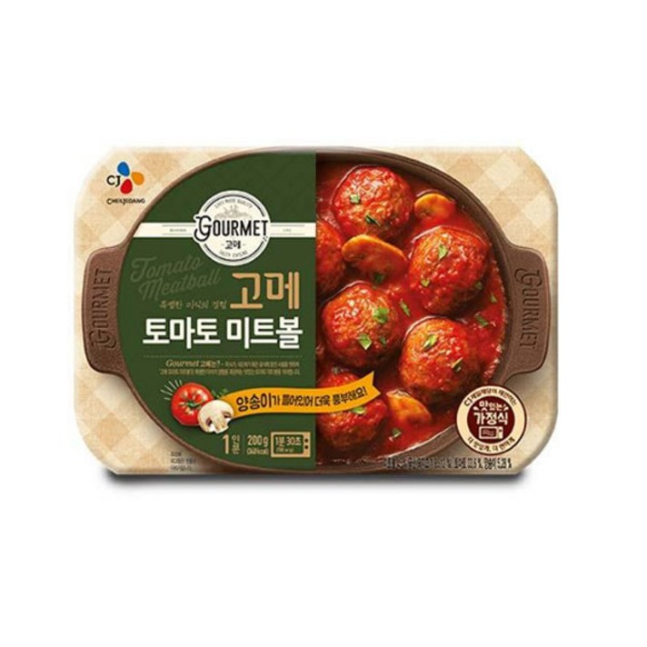 CJ 고메 토마토 미트볼, 200g, 15개