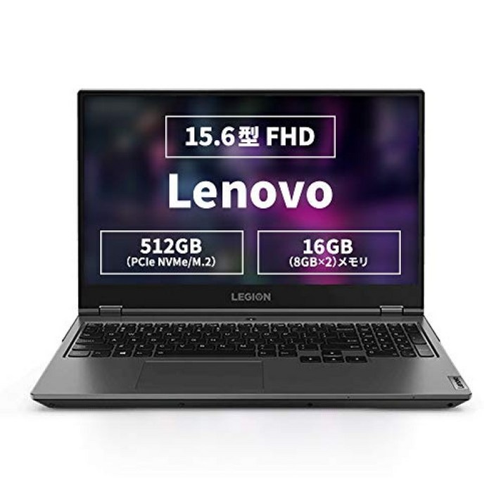일본배송 Lenovo게이밍 노트북 Legion 550Pi(15.6형 FHD Core i7 GeForce GTX 1660Ti 16GB메모리 512GB M, 1, 단일옵션, 단일옵션