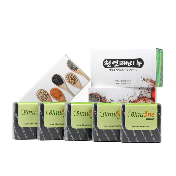 비누원 천연때비누5개(때줄줄 왕촉촉 거품짱), 100g, 5개입