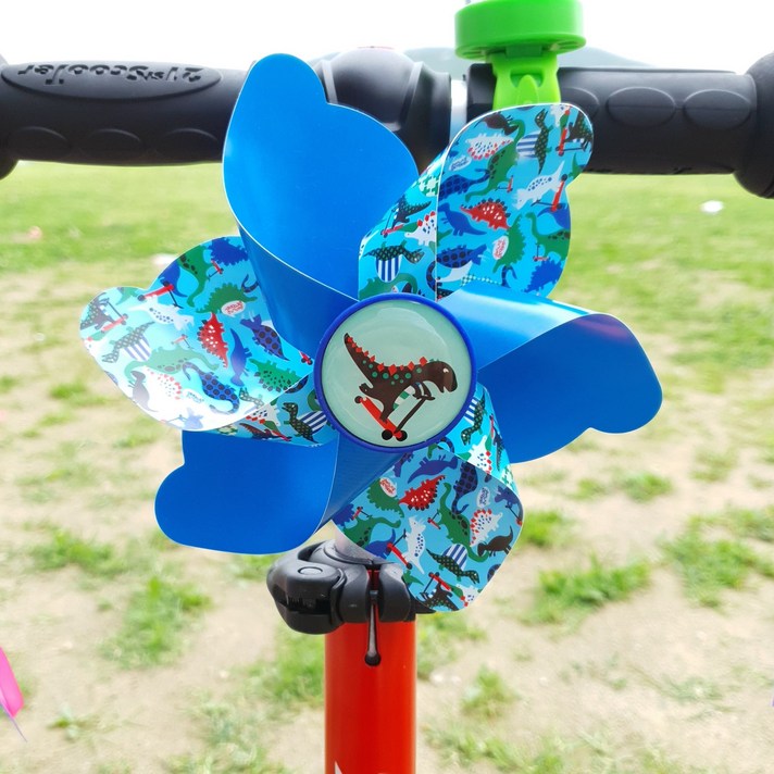 킥보드 바람개비 악세사리 스트리머 벨, 공룡