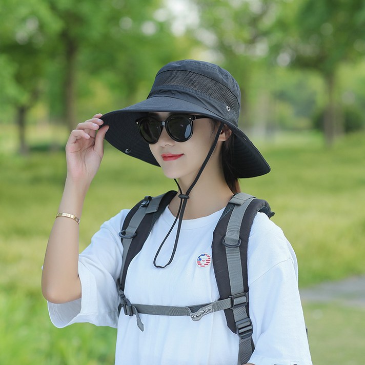 엠투디 여성 벙거지모자, 블랙