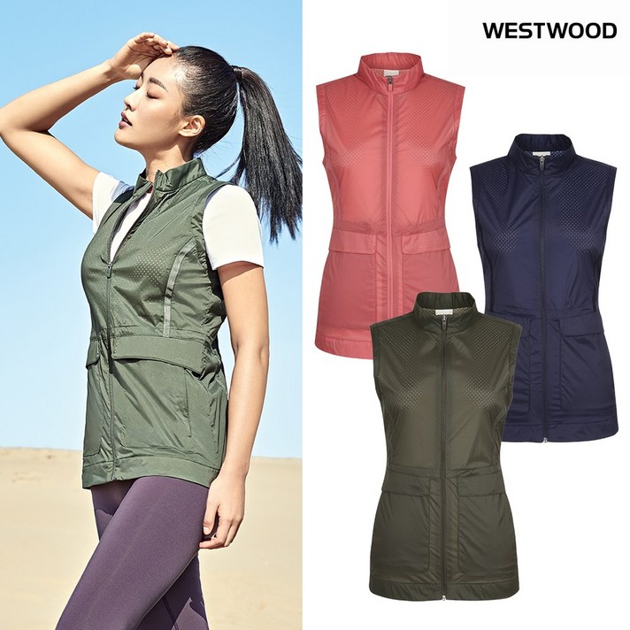 웨스트우드 여성 사파리 베스트_WK2WCVT634