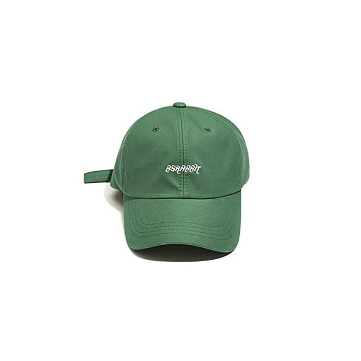 BSRABBIT [비에스라빗토] 한국 스트리트 패션 브랜드면 100 %의 남녀 공용 자수 로고 야구 모자 WASHING CAP GREEN [병행 수입품]
