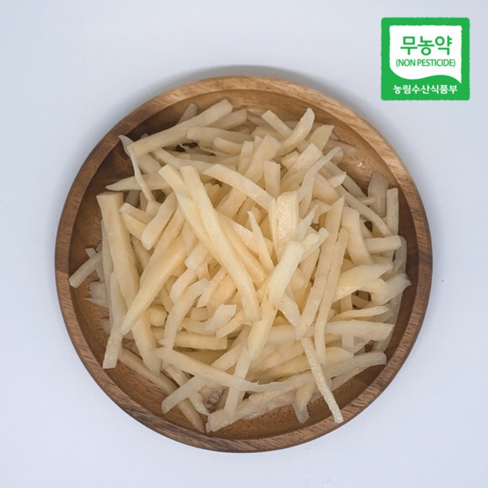 [맑은참] 친화경 무농약 깐감자(채썰기) 1kg