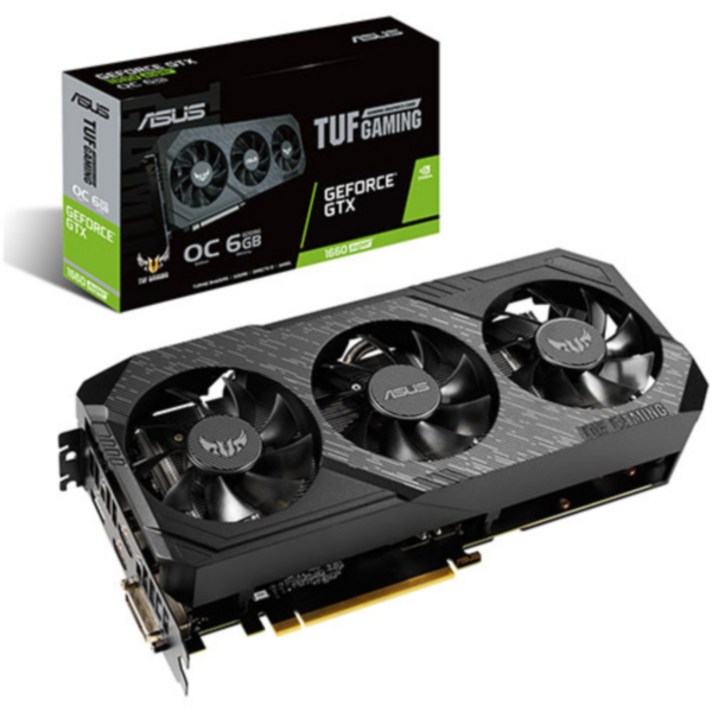 ASUS 지포스 TUF 3 Gaming GTX 1660 SUPER O6G D6 6GB 그래픽카드, 선택하세요