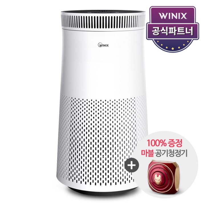 위닉스 공기청정기 타워 프라임 APRM833-JWK (Wi-Fi), {APRM833-JWK+MV-H2-IR-AI}아이언맨