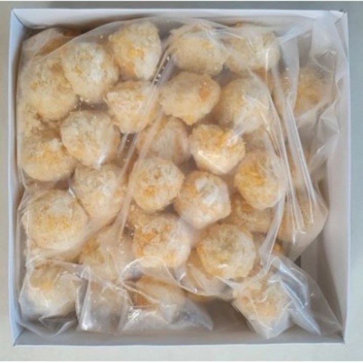 코스트코 아모제 통살 새우 볼 50개입 1KG 아이스박스 포장