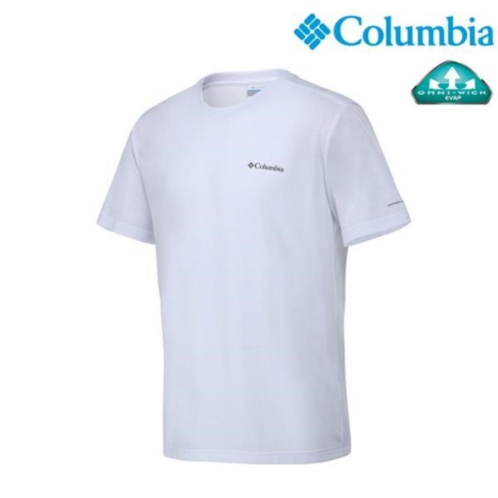 컬럼비아 유니 스몰 로고 반팔티셔츠 C12 YMD609 White