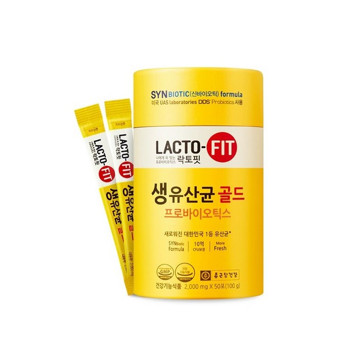 [킴스클럽] 종근당건강 락토핏 생유산균골드2 000MG*50포, 50포, 2000mg