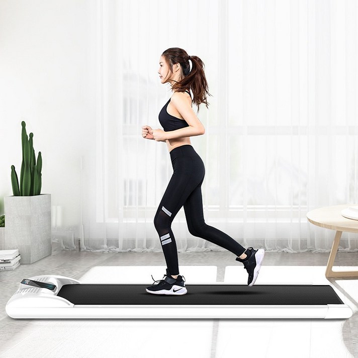 워킹머신 가정용 워킹패드 저소음 런닝머신 걷기운동, 화이트