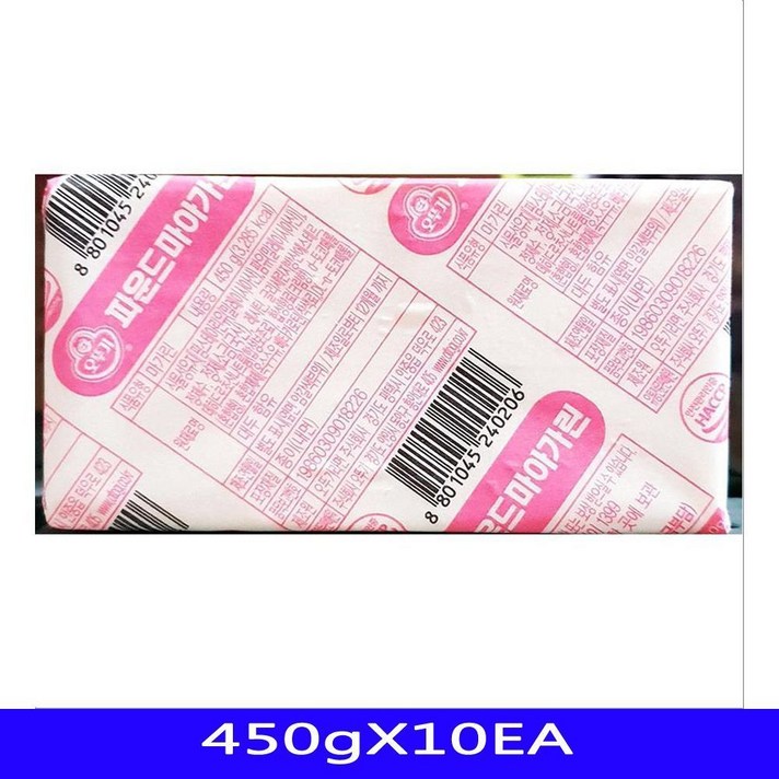 맛있는 음식 간식 비밀 식물성 마가린 맜있는 토스트 재료 오뚜기 450g 10개 감칠맛 고급 레스토랑 소스 캠핑 요리 캠핑 음식 + Hmr999F, Food- 1