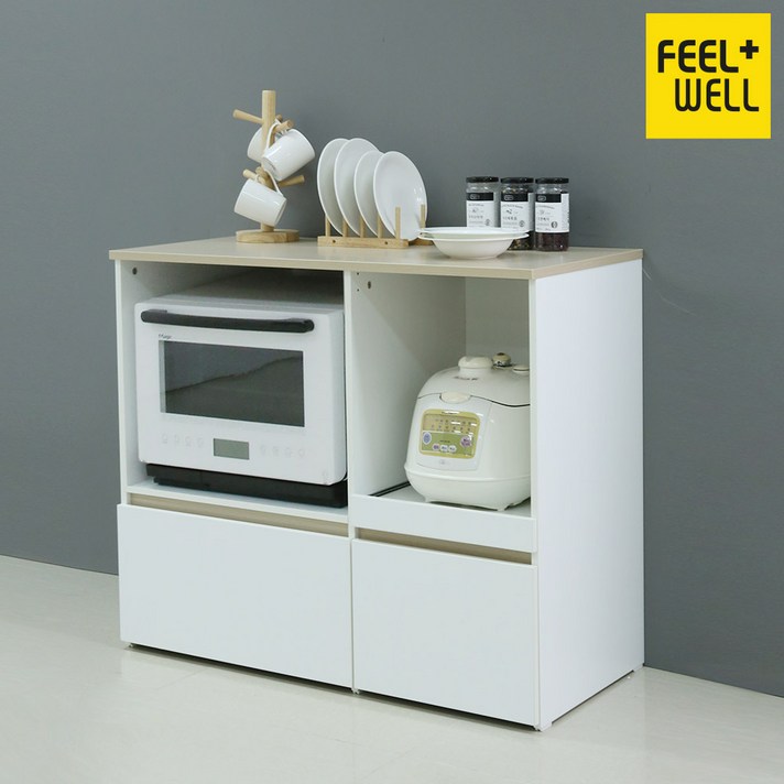 필웰 쿠엔코 광파오븐 렌지대 (서랍둘) DVX RZ8541 밥솥/렌지대, 메이플