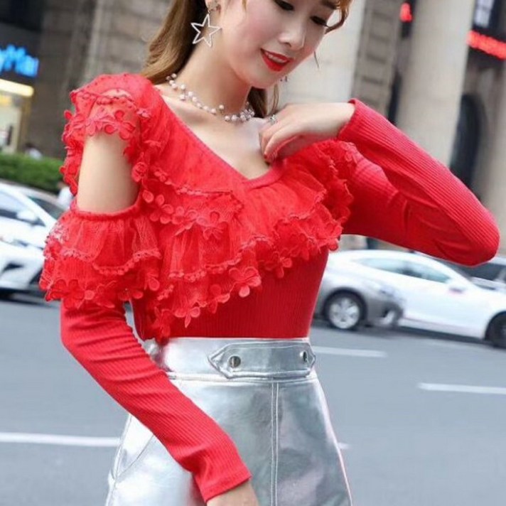 여성레이스블라우스 펀칭블라우스 쉬폰블라우스 레이스셔츠 레이스남방 쉬폰셔츠 프릴블라우스 망사블라우스 봄블라우스 플라워 신상BOB20