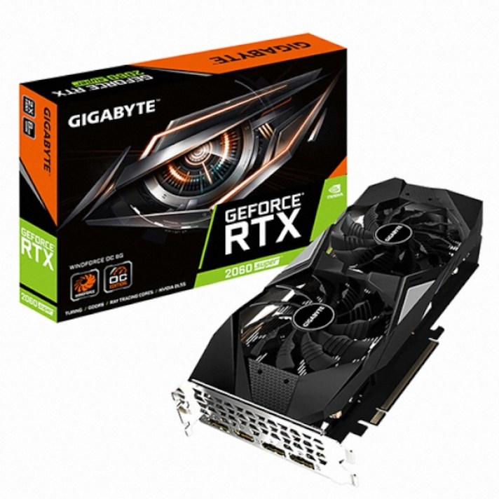 TWO1MALL [GIGABYTE] GeForce RTX 2060 SUPER WINDFORCE OC D6 8GB 그래픽카드, 585117