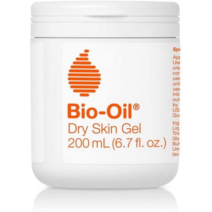 Bio-Oil Dry Skin Gel 6.7oz 전신 피부 모이스처라이저 고속 흡수 수분 진정제 및 비타민 B3 비흡수, 1