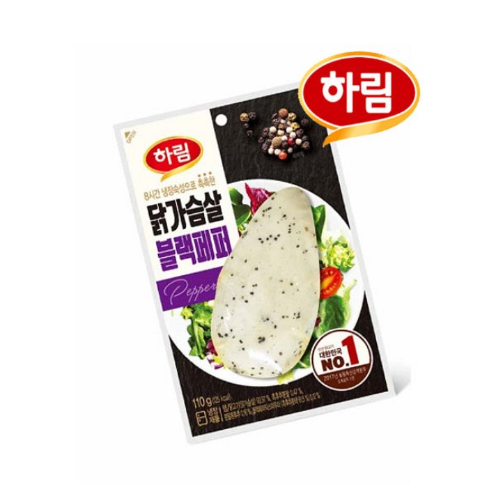 하림 닭가슴살 블랙페퍼 110g, 단품