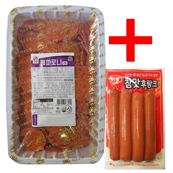 페파로니 1kg + 참맛후랑크 80g, 1개