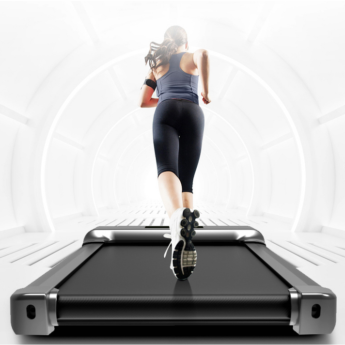 플랫 워킹 머신 가정용 소형 저소음 다기능 충격 흡수 조용한 전기 접이식 런닝머신, 별이 빛나는 하늘 [럭셔리] 4