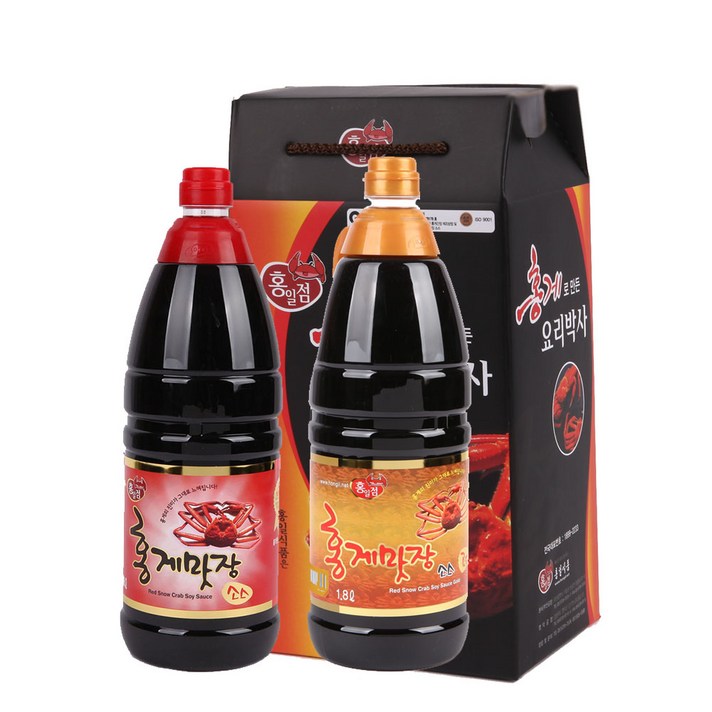 홍일점 홍게맛장소스 선물세트, 1800ml, 1