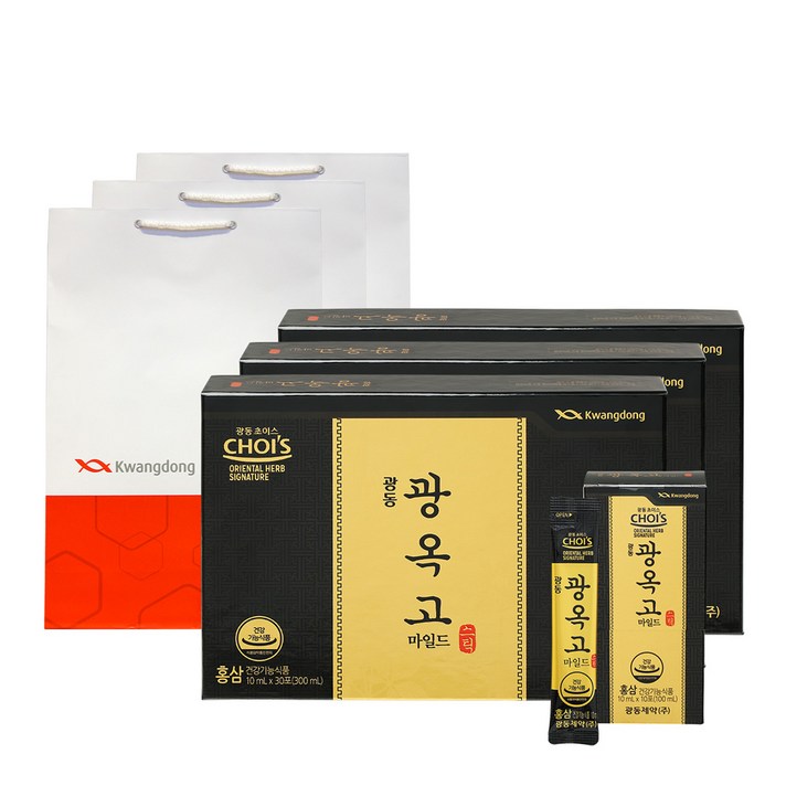 광동 광옥고마일드스틱 10g 30포, 90포, 10ml