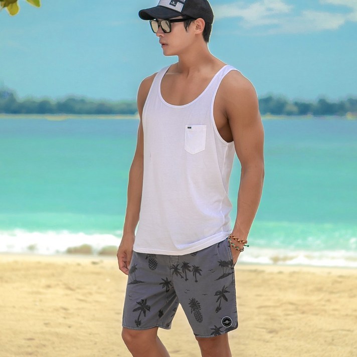 립컬 남성 보드숏 RC965BMB