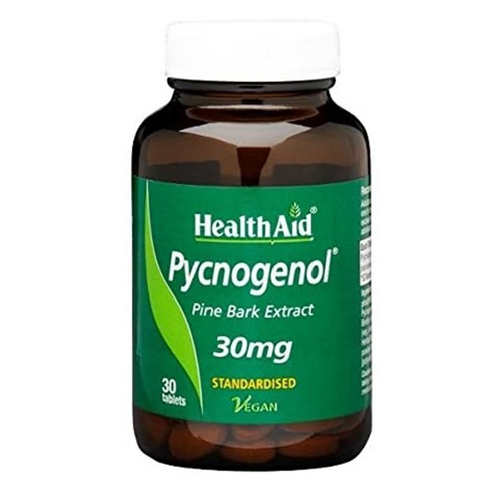 헬스에이드 피크노제놀 HealthAid Pycnogenol 30mg 30정