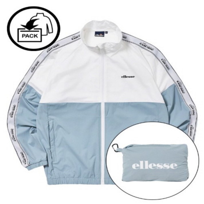 엘레쎄 [엘레쎄 ellesse]밀란 팩커블 자켓바람막이 EL1UHJK201