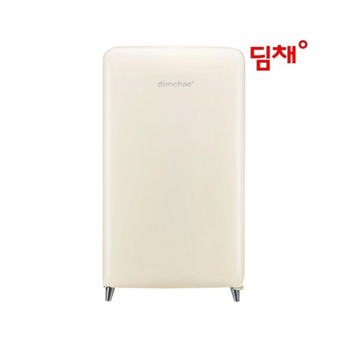 위니아딤채 스탠드형 1도어 김치냉장고 쁘띠 100L 칵테일 크림 WDS10EPACC
