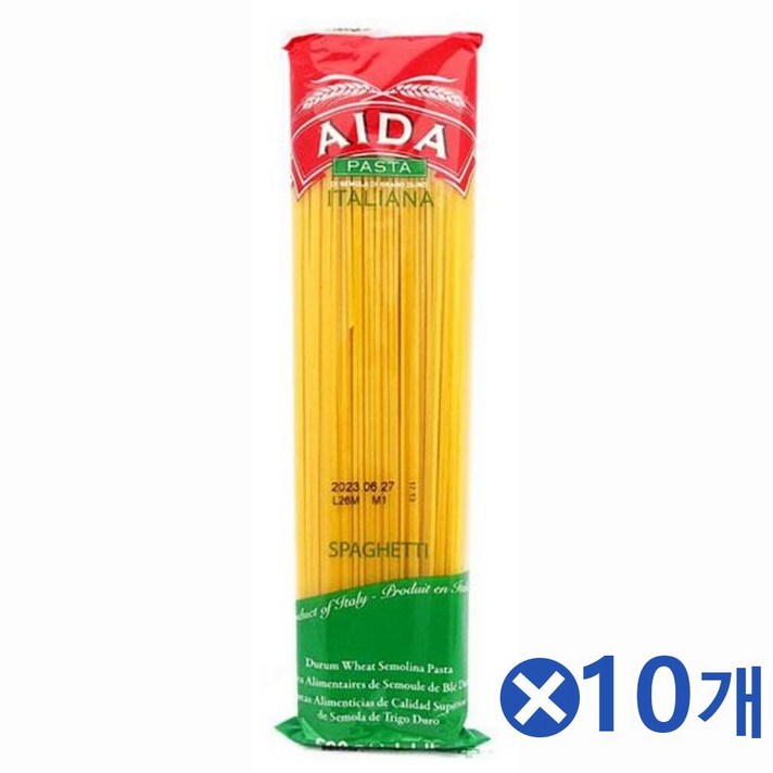 쫄깃한 아이다 스파게티면 500gx10개 스파게티요리파스타요리 파스타면 토마토파스타 스파게티면 스파게티