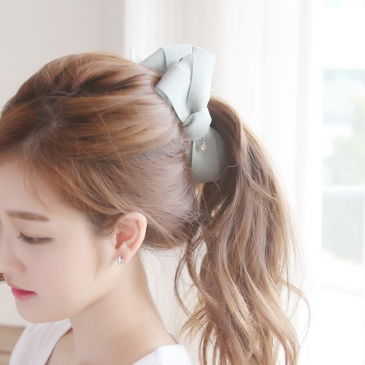 [키치아일랜드] 원네이션 왕리본 바나나 집게핀
