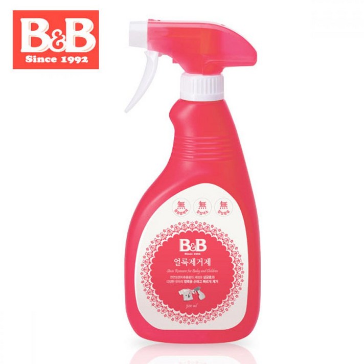 [C.L] 비앤비 얼룩제거제 500ml 유아표백 세제 얼룩제거 유아세제 표백제, 단일상품(JBM2473)