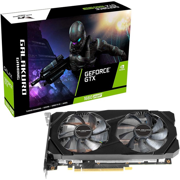 3.예상수령일 2-6일 이내 전문가 지향 NVIDIA GeForce GTX 1660Super 탑재 그래픽 카드 6GB 듀얼 팬 GALAK, 상세 설명 참조0