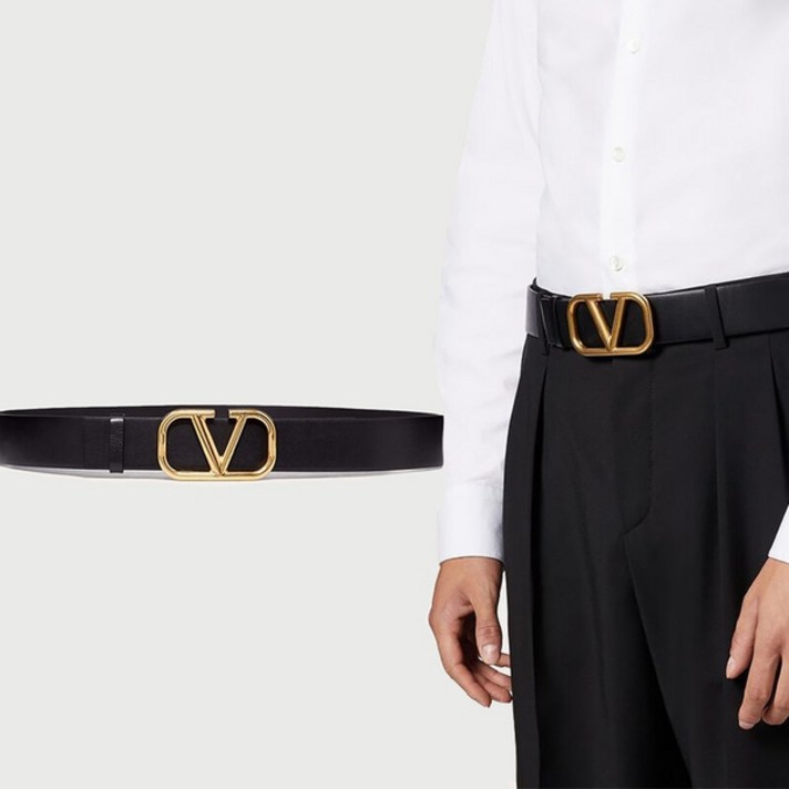 발렌티노 20FW V LOGO 골드 블랙 벨트 UY2T0Q87ECU 0NO UY2T0..