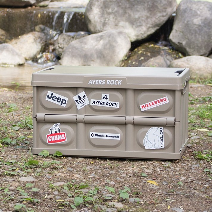 스카이트립 캠핑테이블 캠핑폴딩박스 차박 캠핑용품 SA-PB01, 01. 일반형 박스 탄 + 컬러 베이직 애쉬